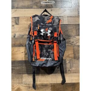 Under Armour Storm Backpack- Camo/Orange